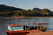 Luang Prabang, Laos - The passenger ferry of the Mekong 